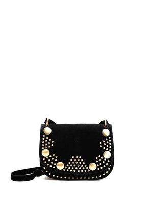 Mango Stud leather bag