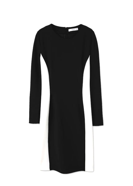Mango bicolor dress Black and white – HotBrandDeals