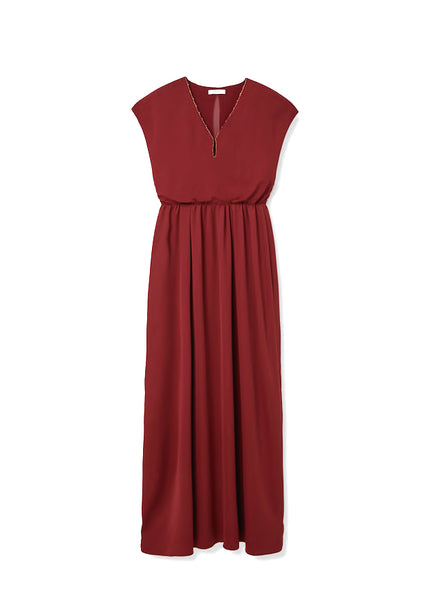 Mango flowy long dress Wine Mango flowy long dress Wine