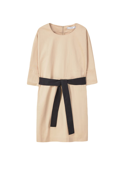 Mango casual dress Beige – HotBrandDeals